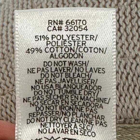 Anthropologie Carolina Trimmed Rancher Hat Nubby Flat Brim Natural NWOT Boho - Picture 6 of 6